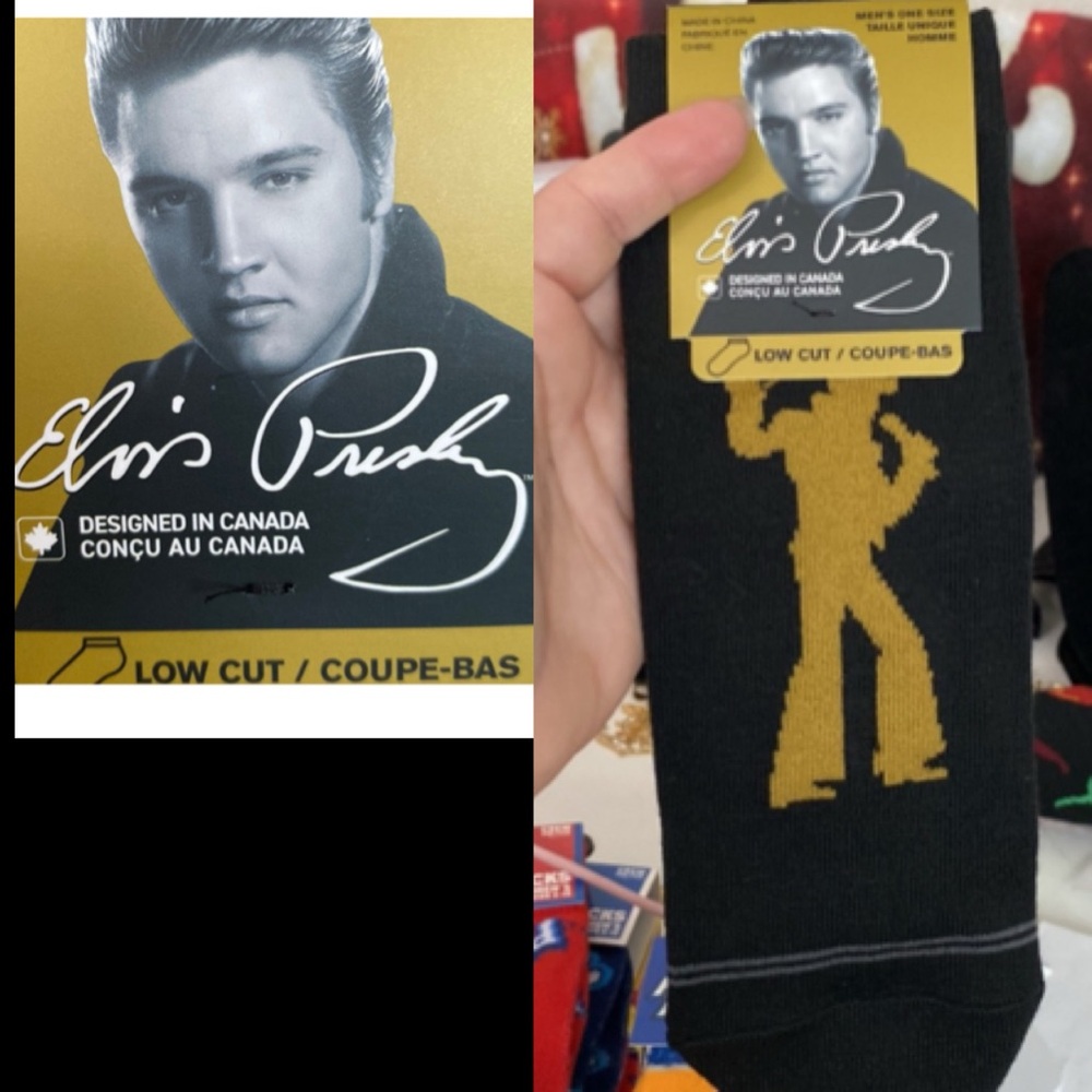Elvis Presley Cut Socks